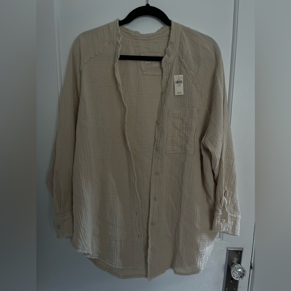 Brand New w/ Tags aerie linen swim coverup!